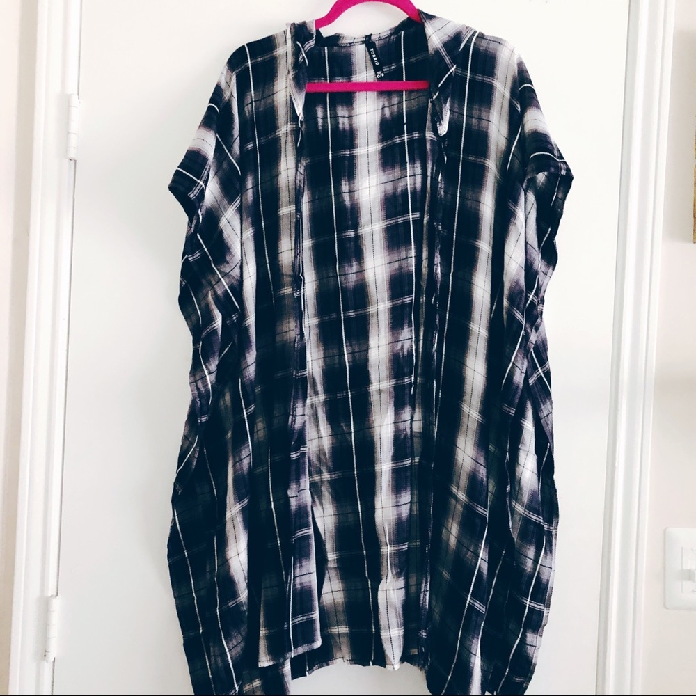Flannel cape